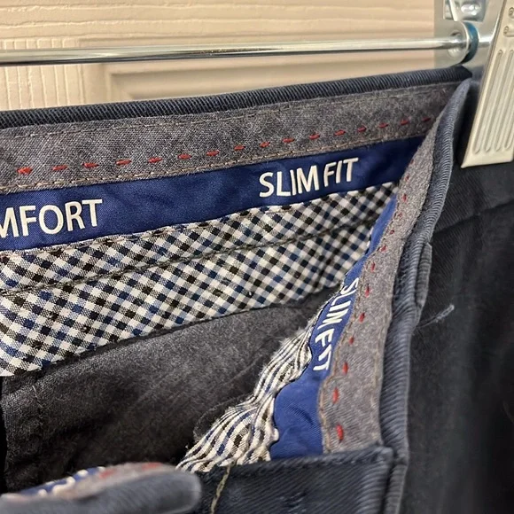 Haggar Navy Premium Chinos 32x30 - Picture 4 of 10